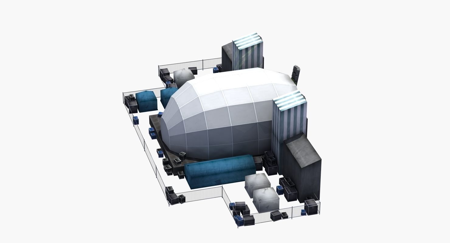 Concert Stage 3D model_6