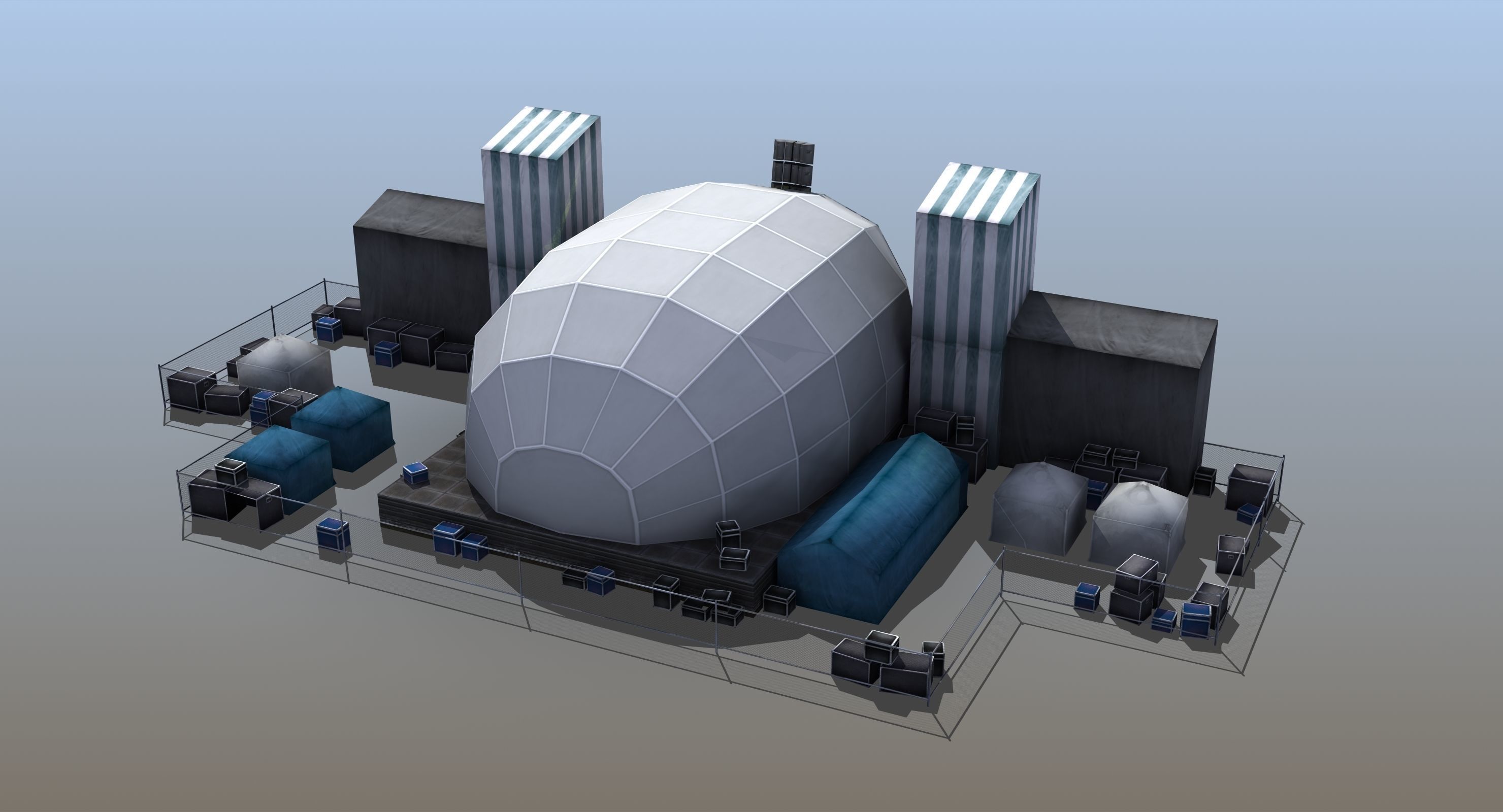 Concert Stage 3D model_16