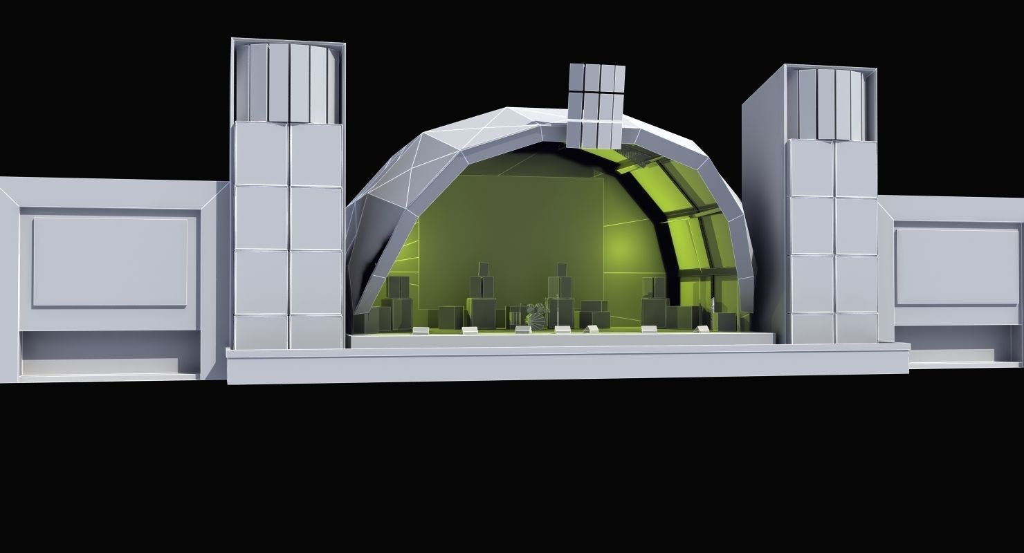 Concert Stage 3D model_45
