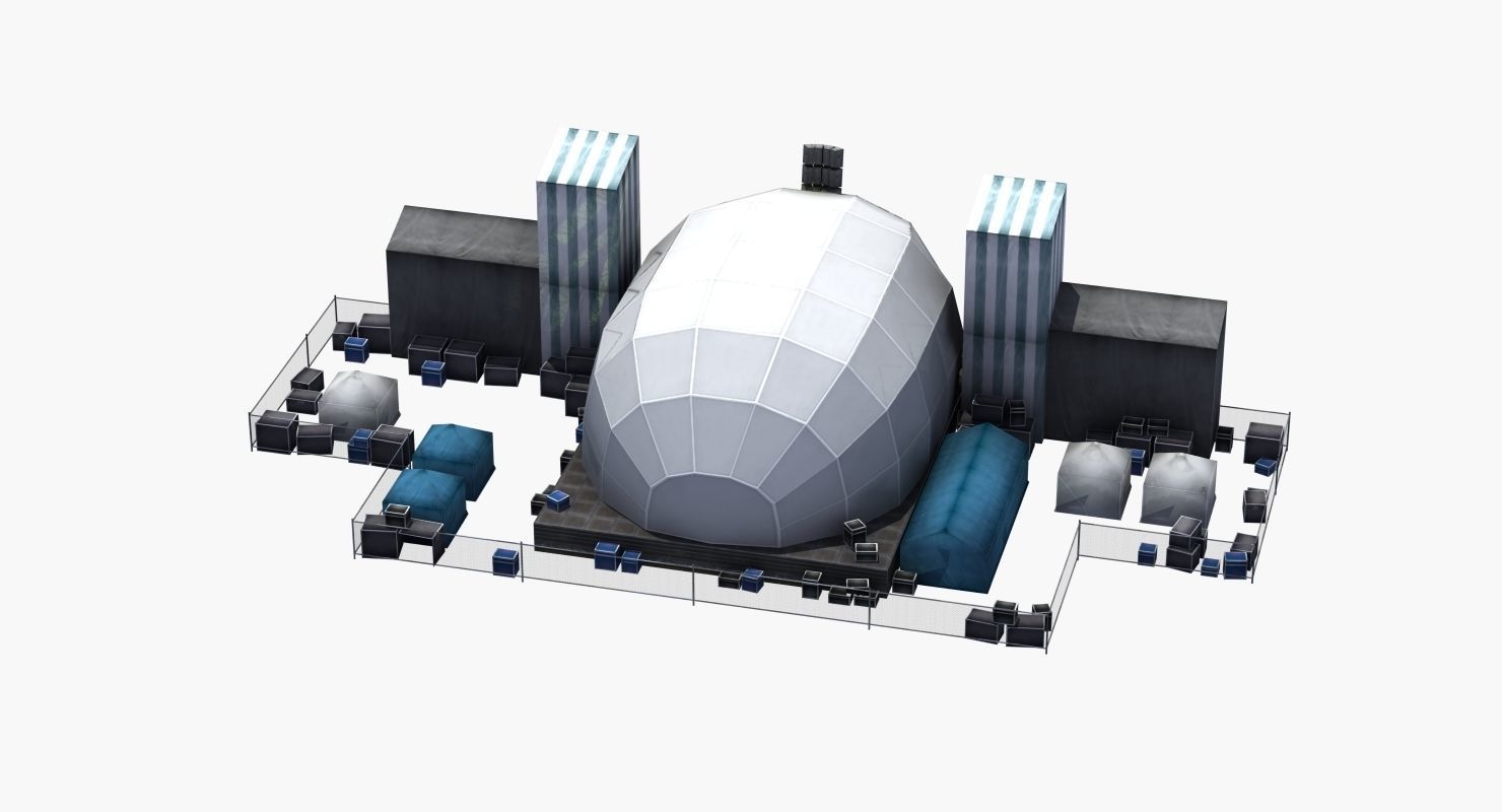 Concert Stage 3D model_10