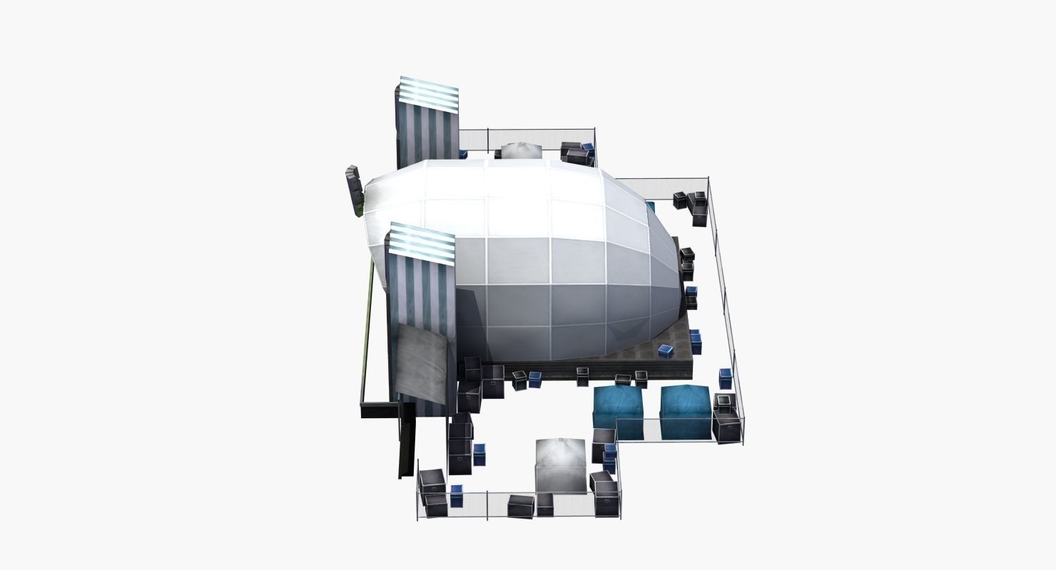 Concert Stage 3D model_20