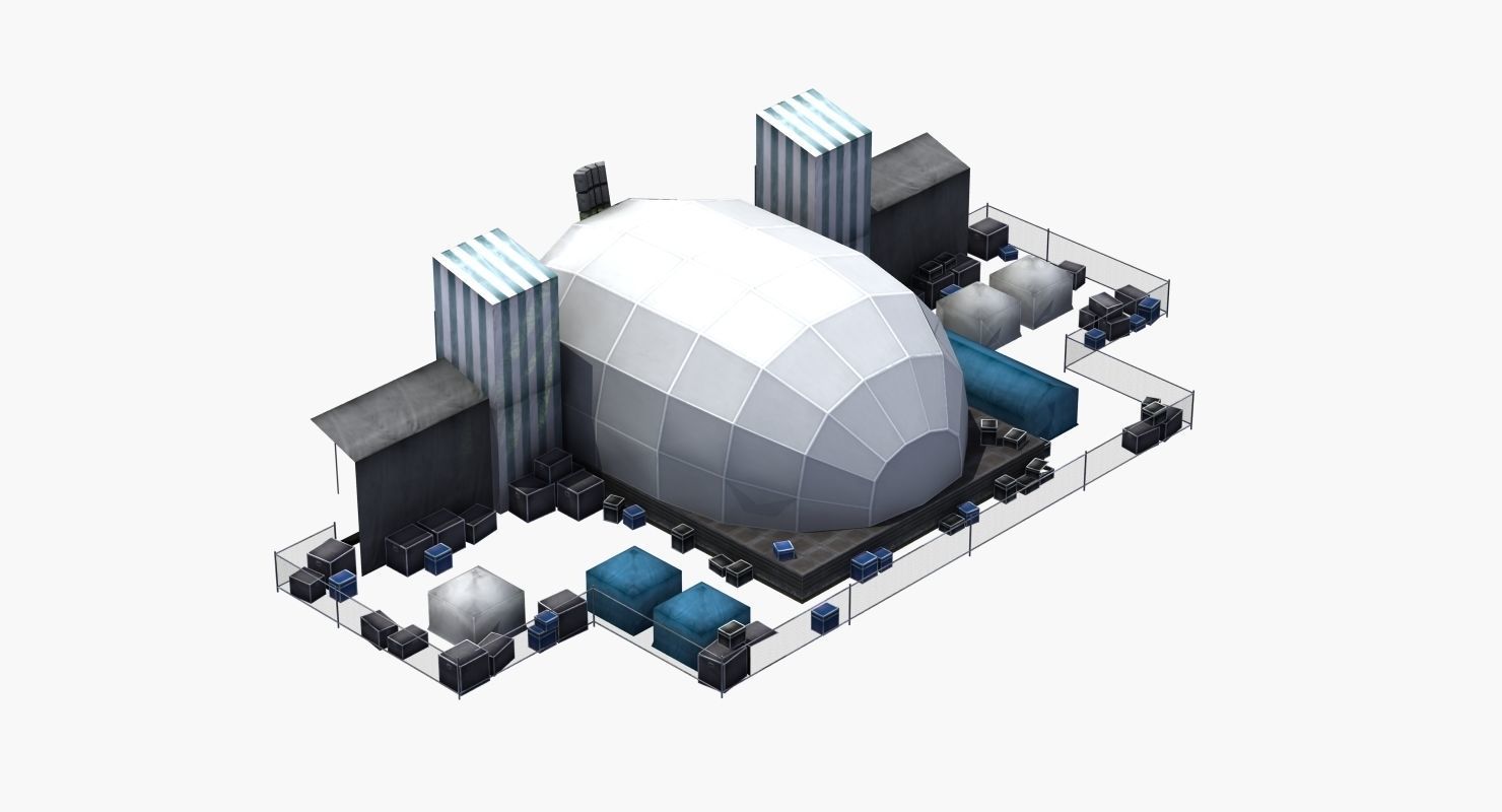 Concert Stage 3D model_15