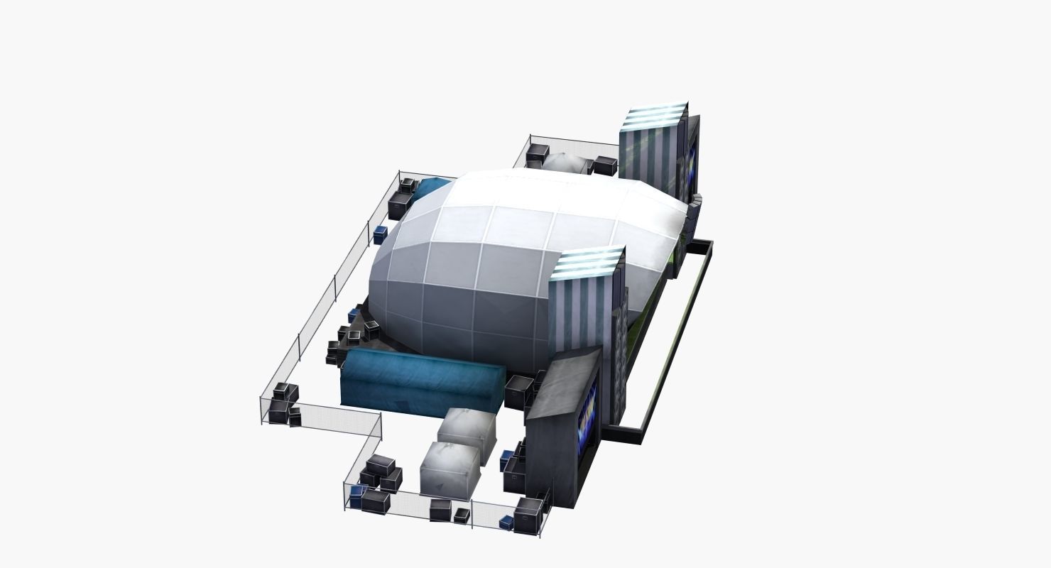 Concert Stage 3D model_3