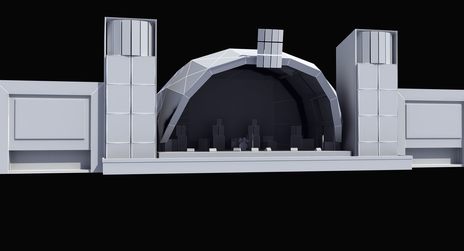 Concert Stage 3D model_37