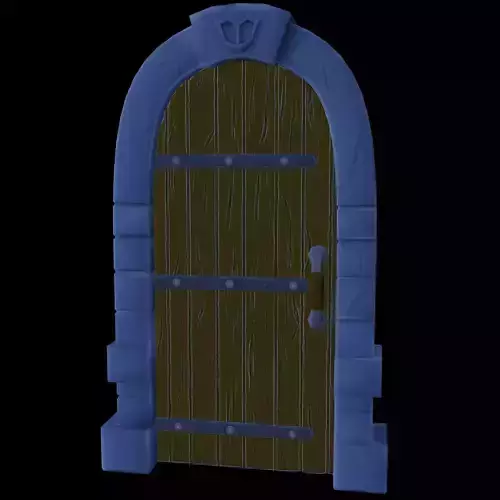 Stylized Dungeon Door