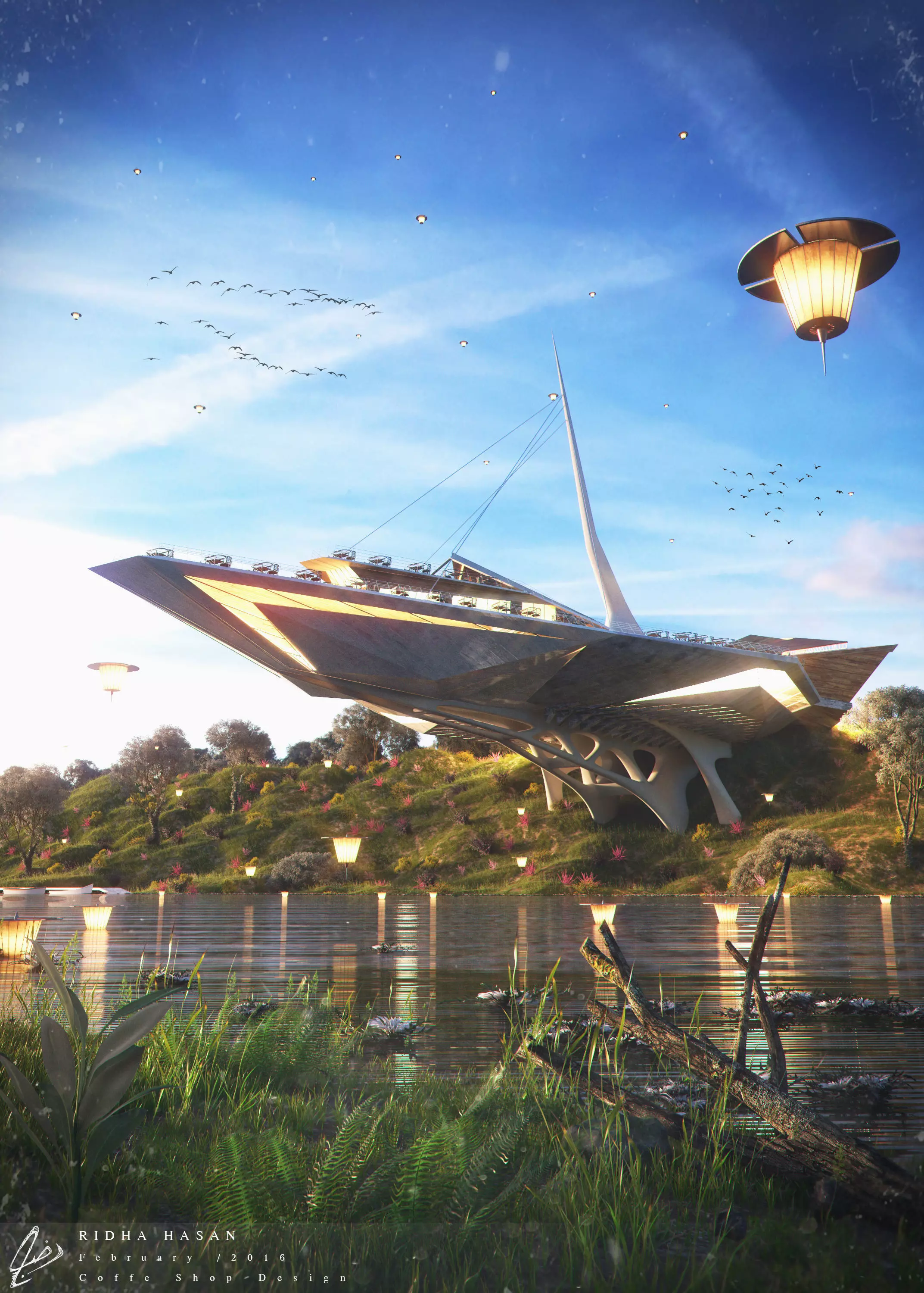 exterior design 3D model_0