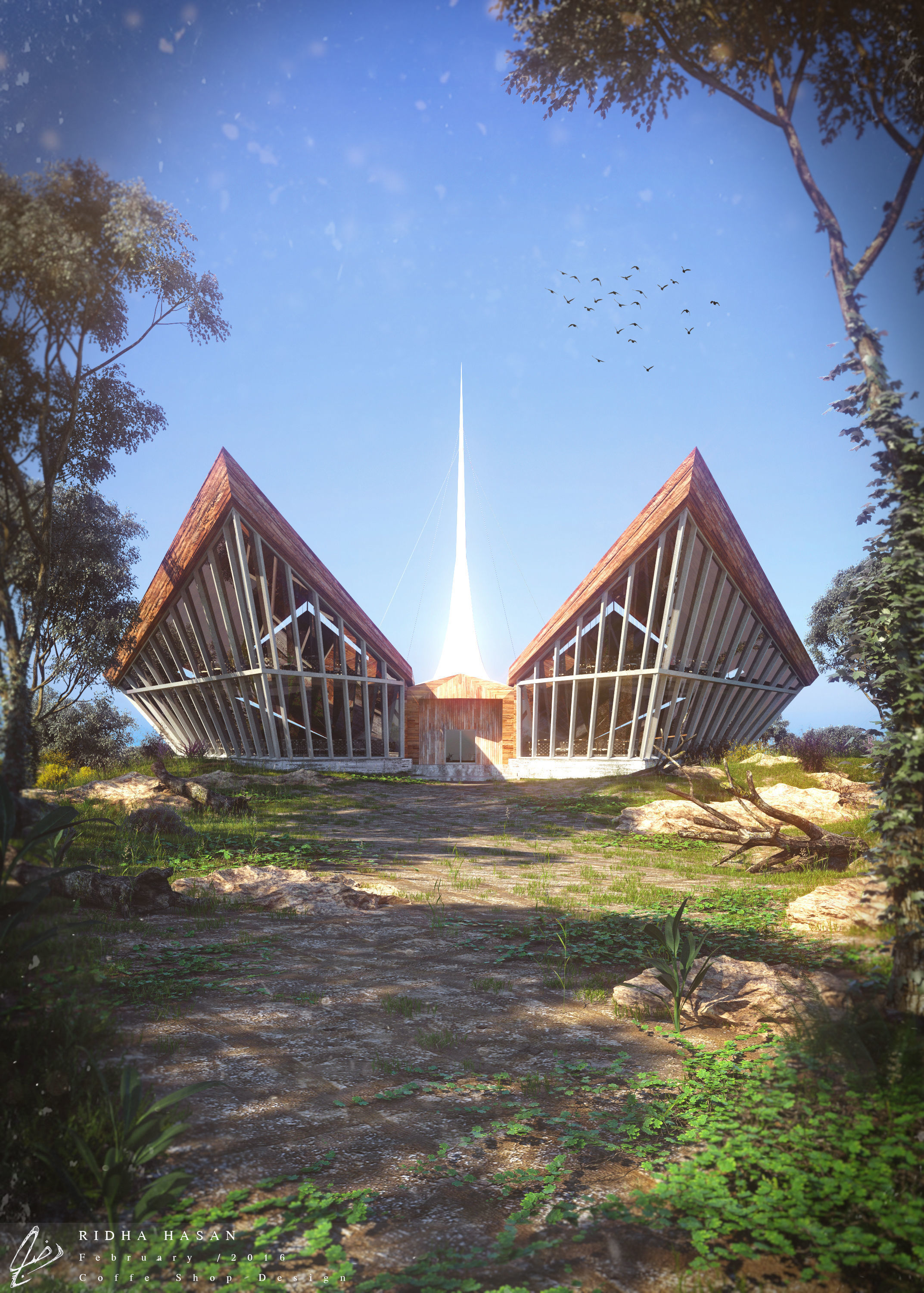 exterior design 3D model_4