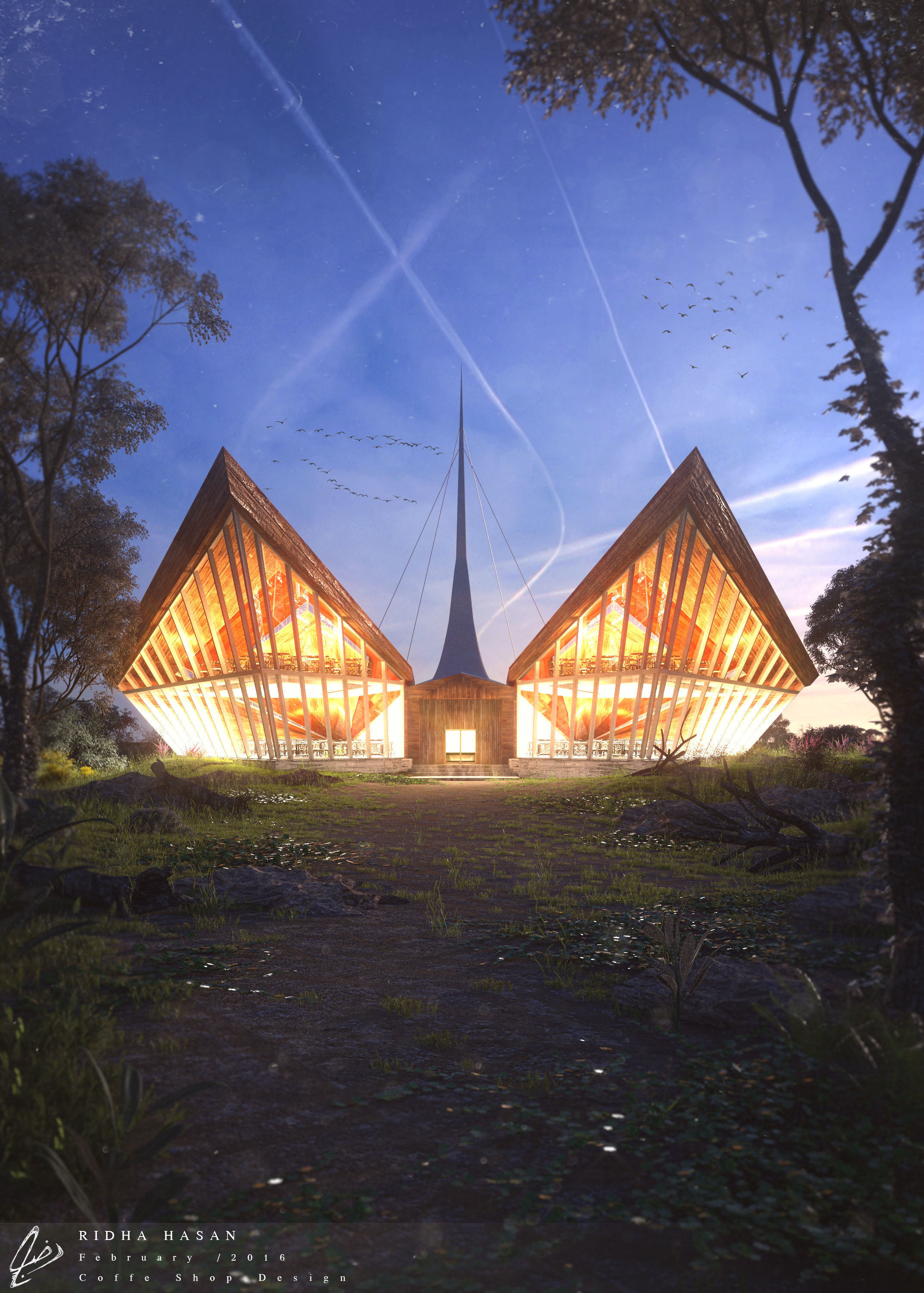 exterior design 3D model_5