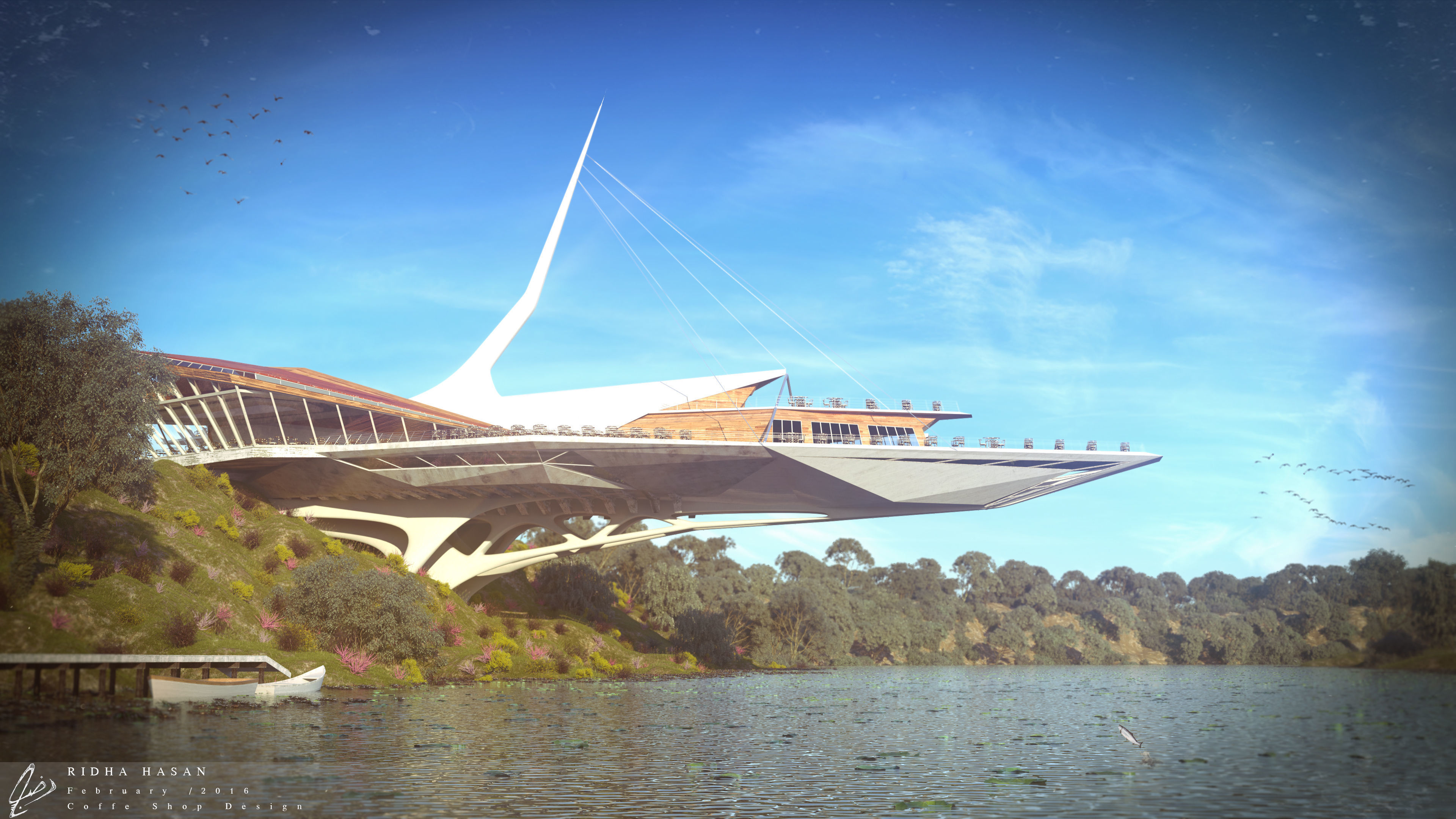 exterior design 3D model_2