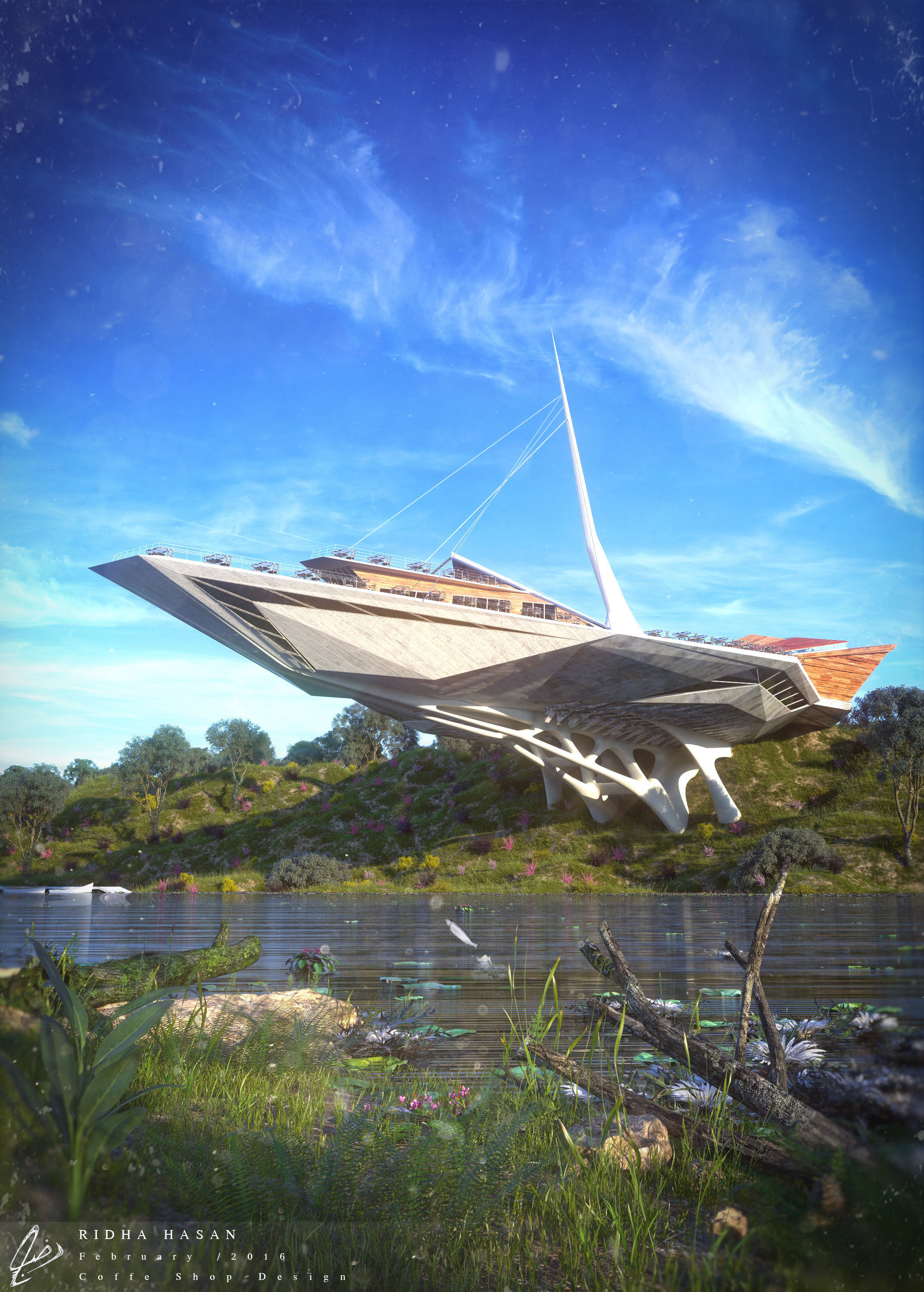 exterior design 3D model_1