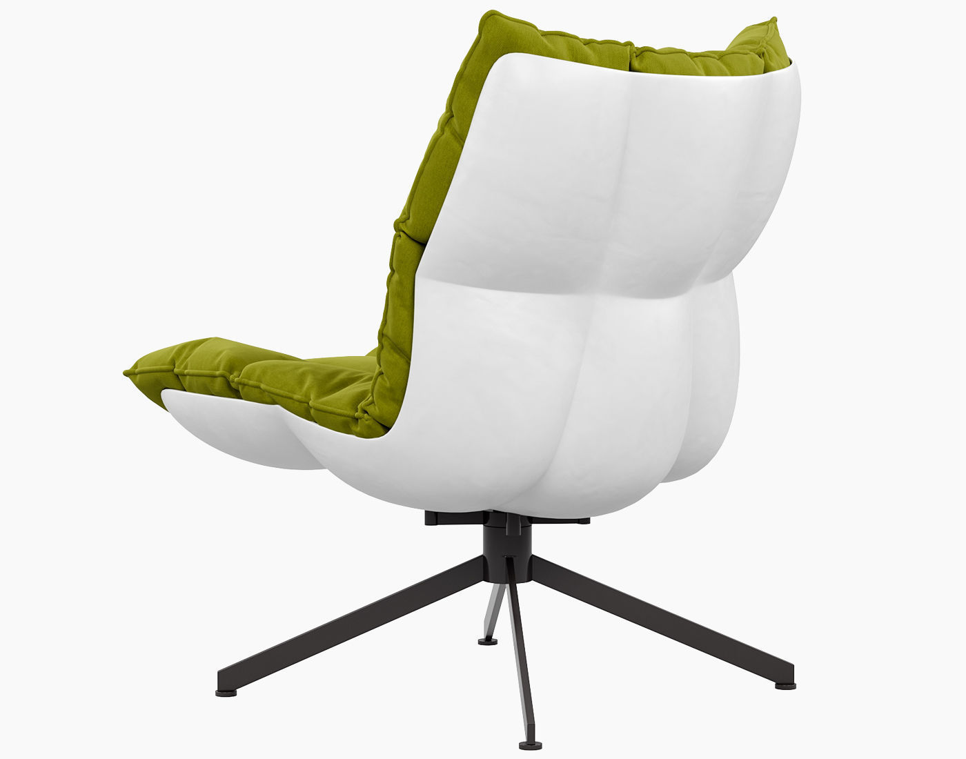 Husk armchair 3D model_4