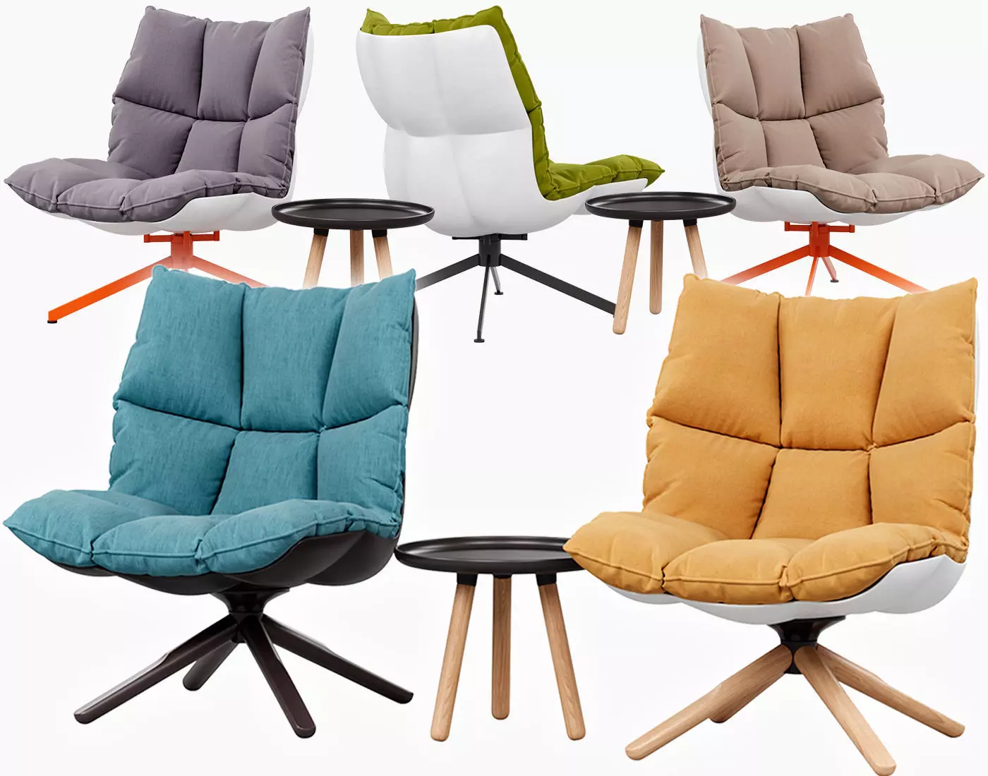 Husk armchair 3D model_0