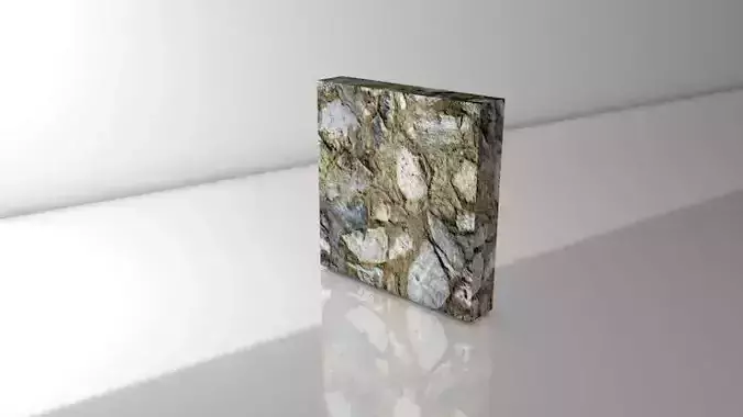 Realistic  Seamless PBR Stone Wall 001