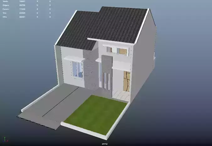 Typical Southeast Asian Residential House 05