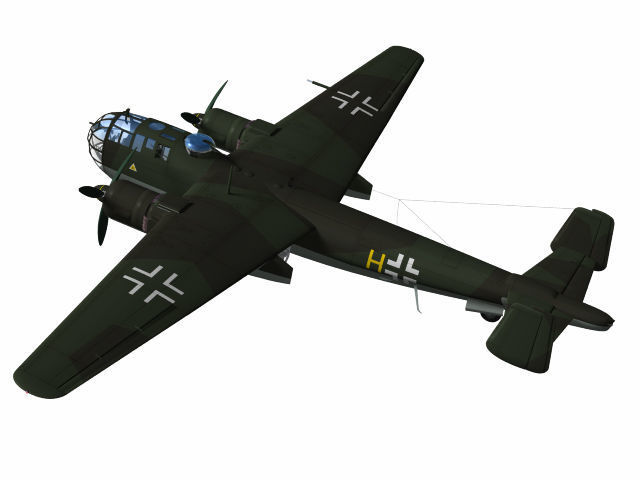 Dornier Do217 K-2 3D model_2