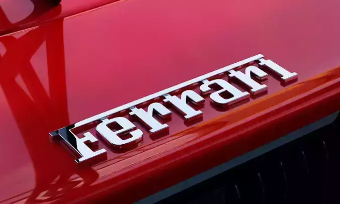 Ferrari lettering