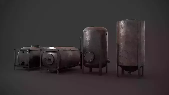 Rusted liquid storages