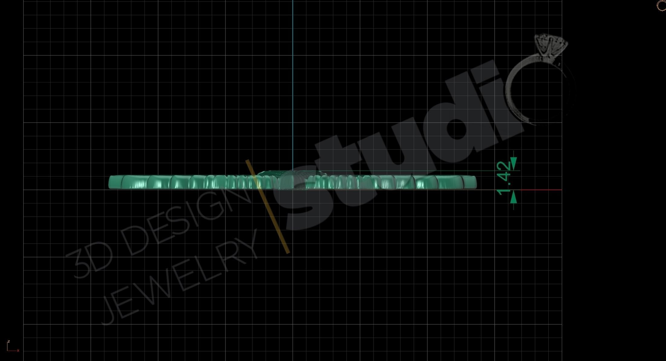 Army special force paratrooper logo pendant 3d model 3D print model_3