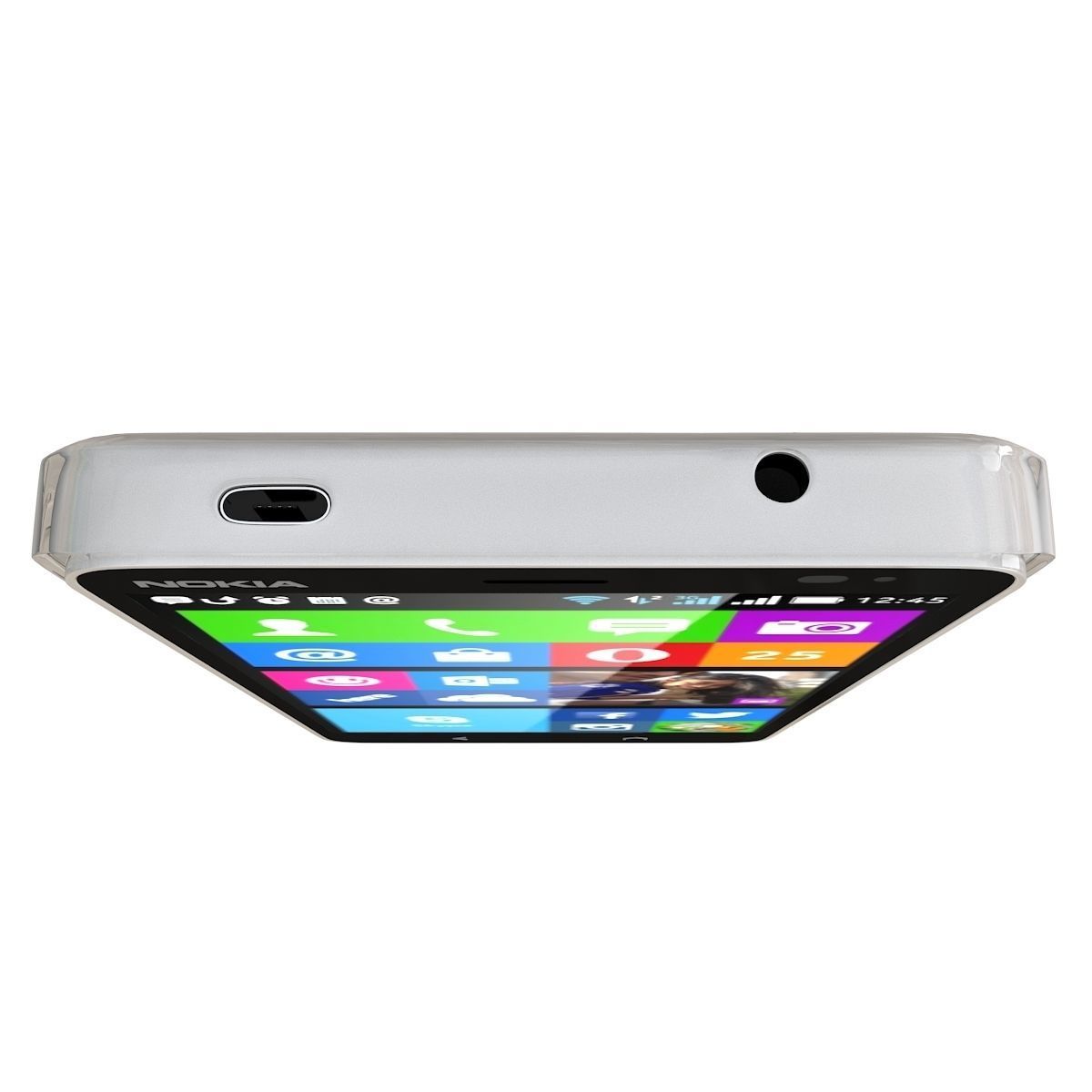 Nokia X2 Dual SIM White 3D model_8