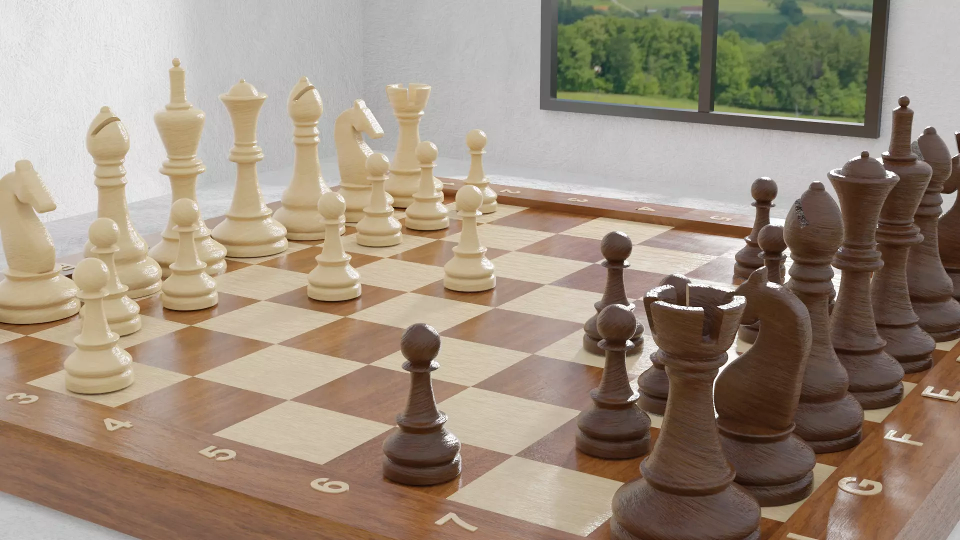 CHESSBOARD HIGH QUALITY 3D model_0