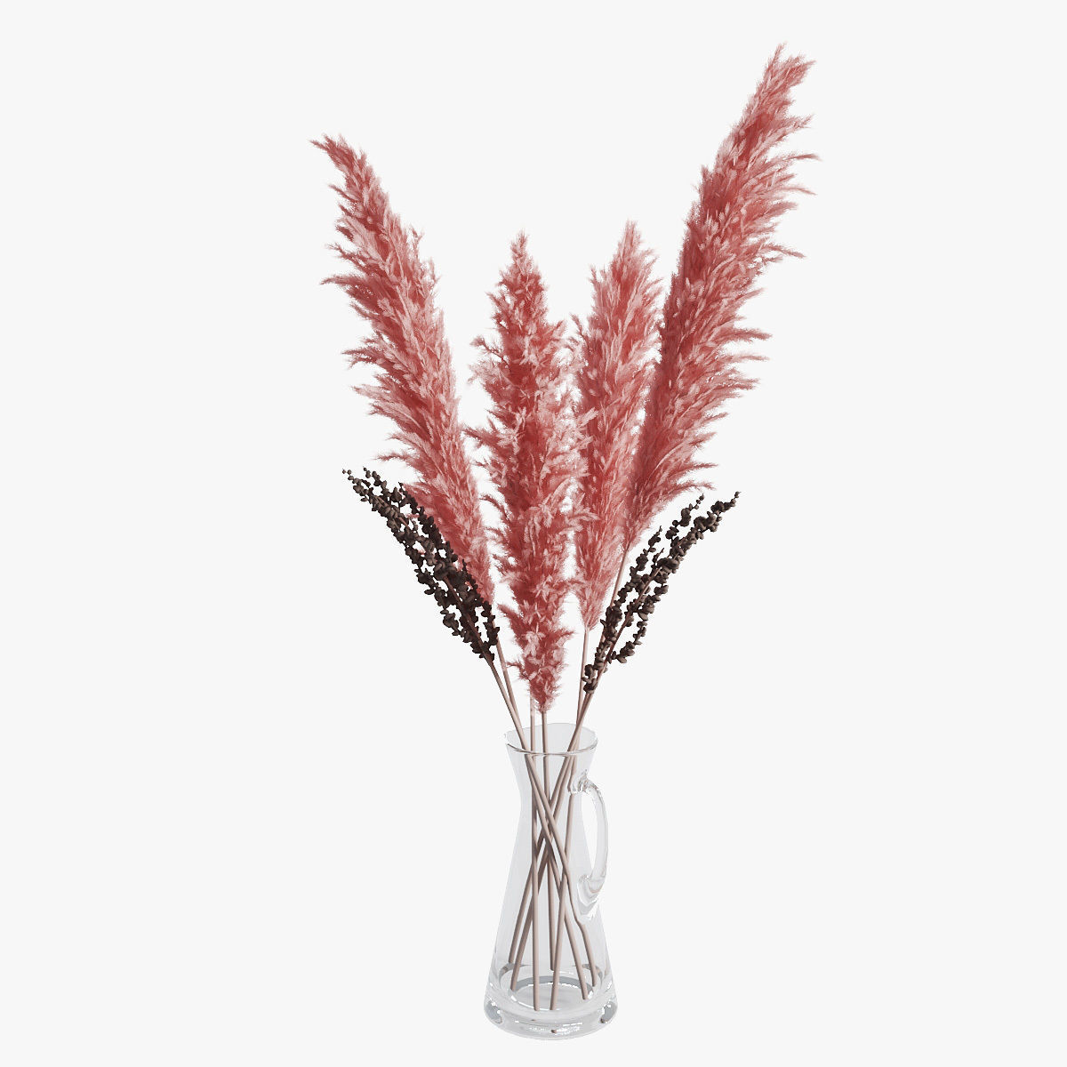 Pampas grass 04 3D model_5