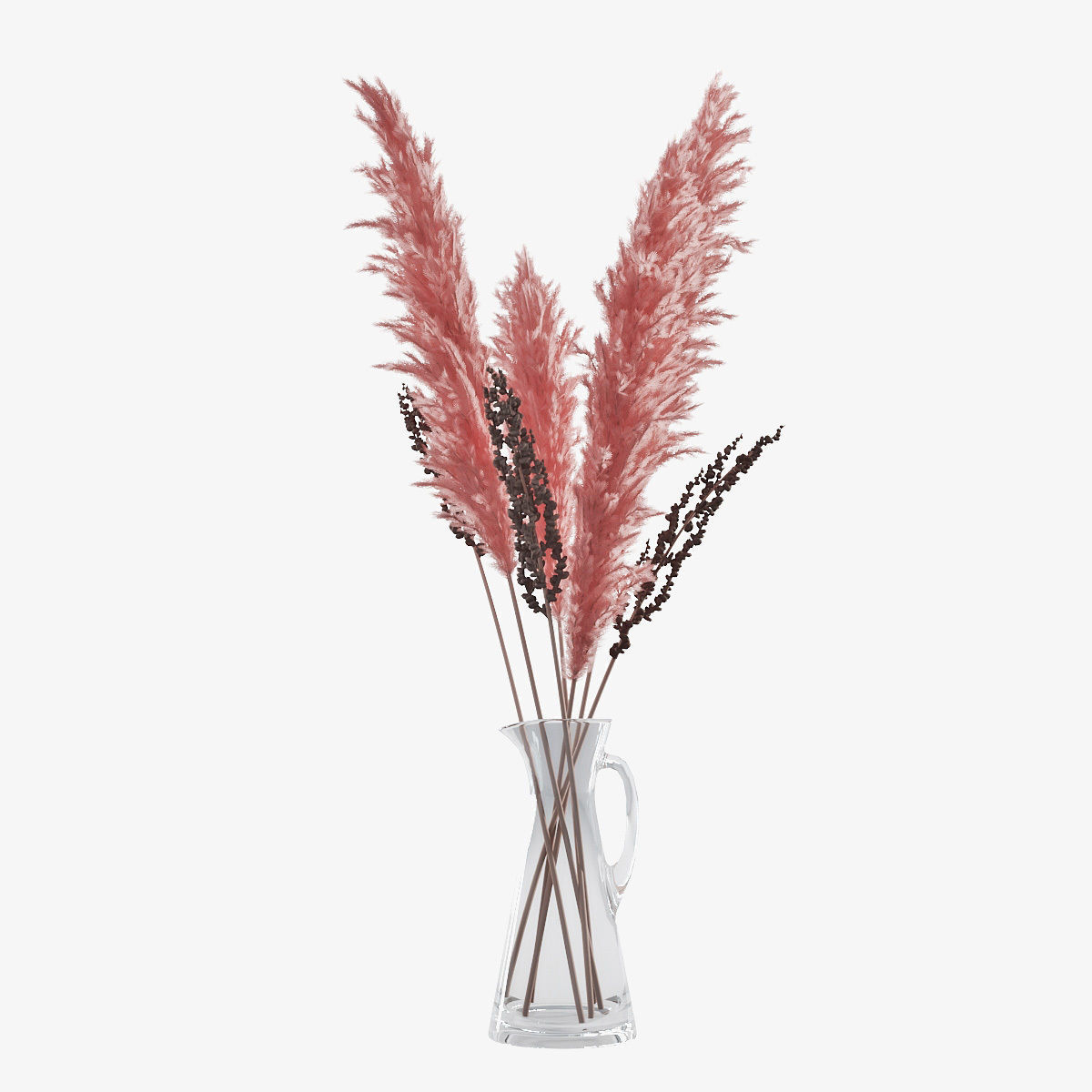 Pampas grass 04 3D model_7