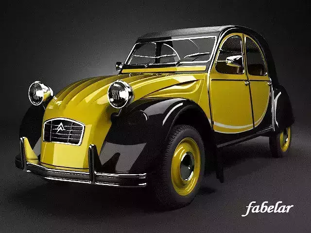CITROEN 2CV yellow