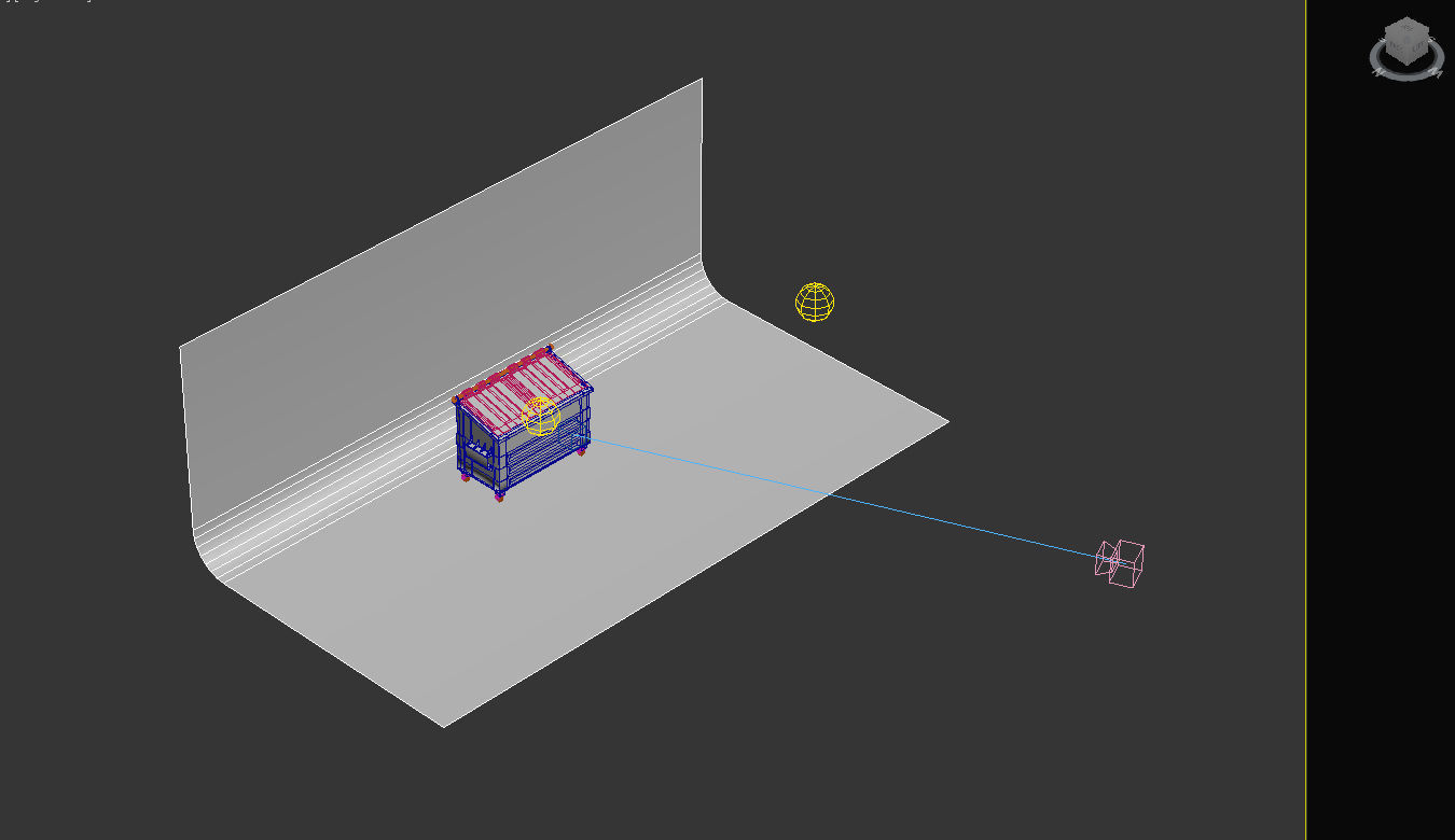 Dumpster trash can on wheels Low-poly 3D model_7