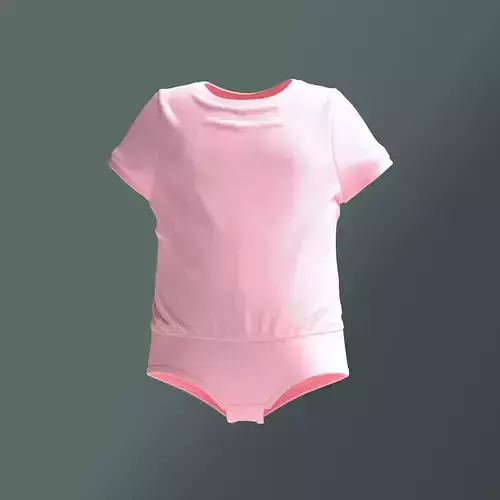 Baby toddler bodysuit newborn onesie high poly