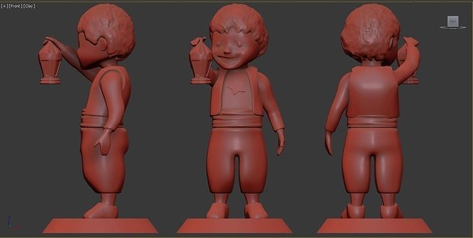 Ramadan kid 3D print model