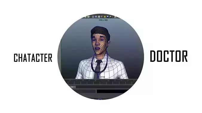 Doctor Character  3D model
