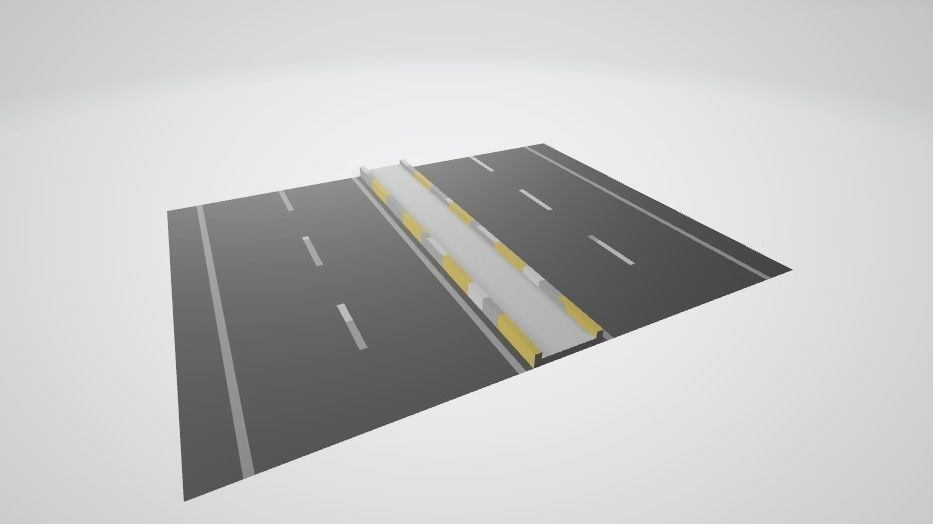 Street for gaming 3D model_15