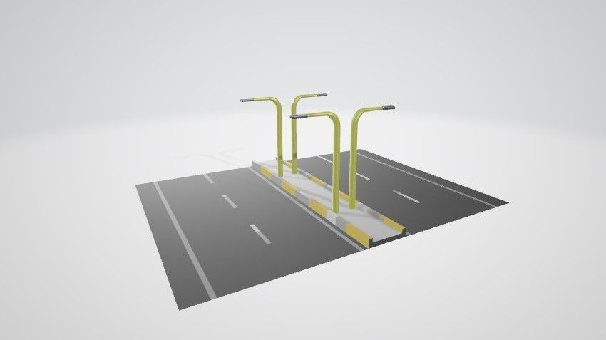 Street for gaming 3D model_13