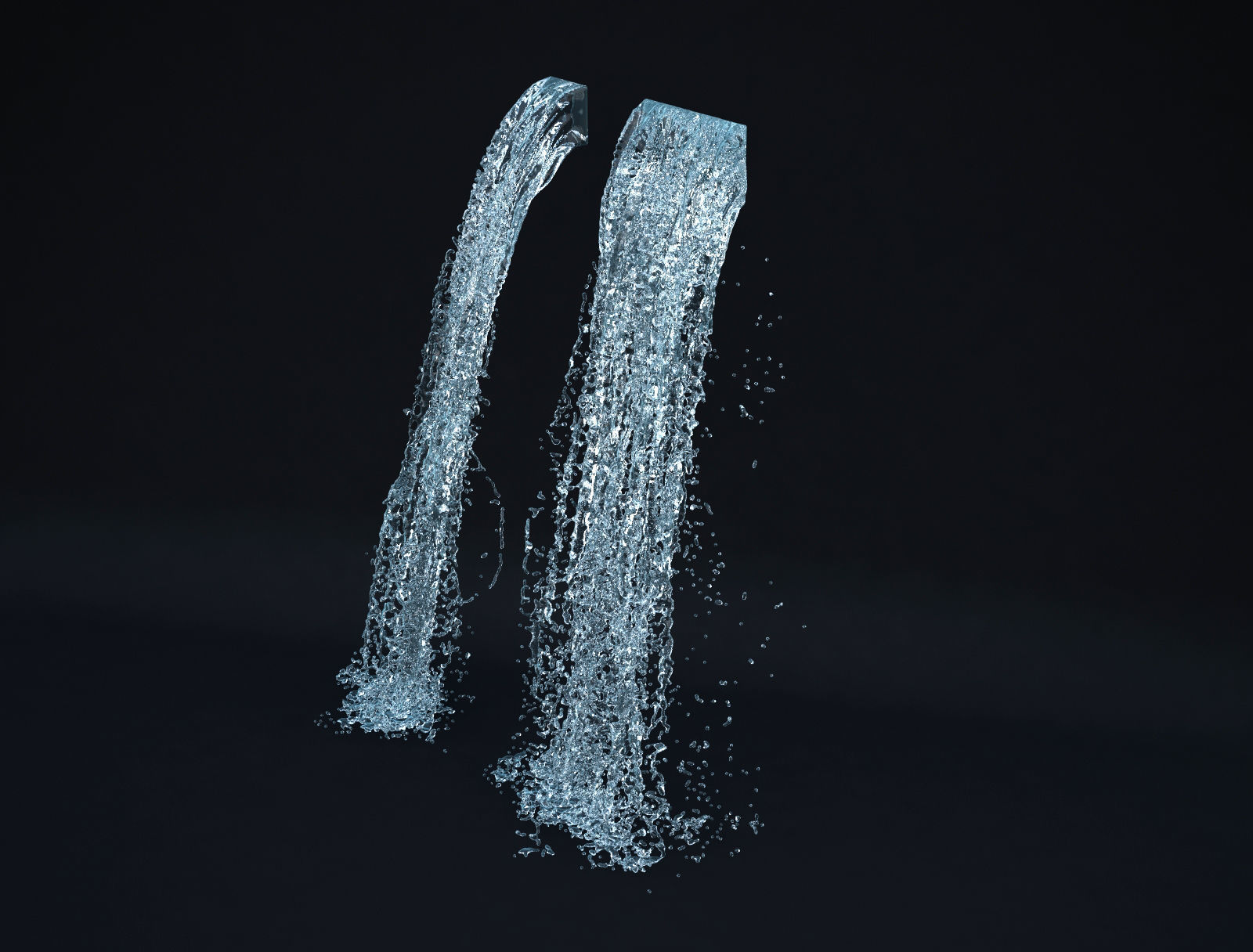 Fountain potoki 8 3D model_1