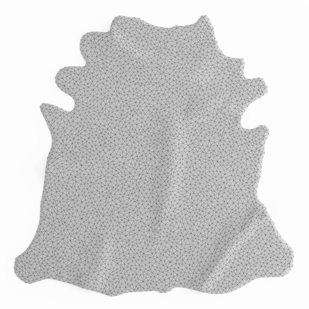 Natural Animal Cowhide Rug 3D model_4