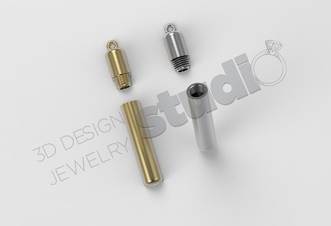 Urn Ash Chamber pendant 3d model 3D print model