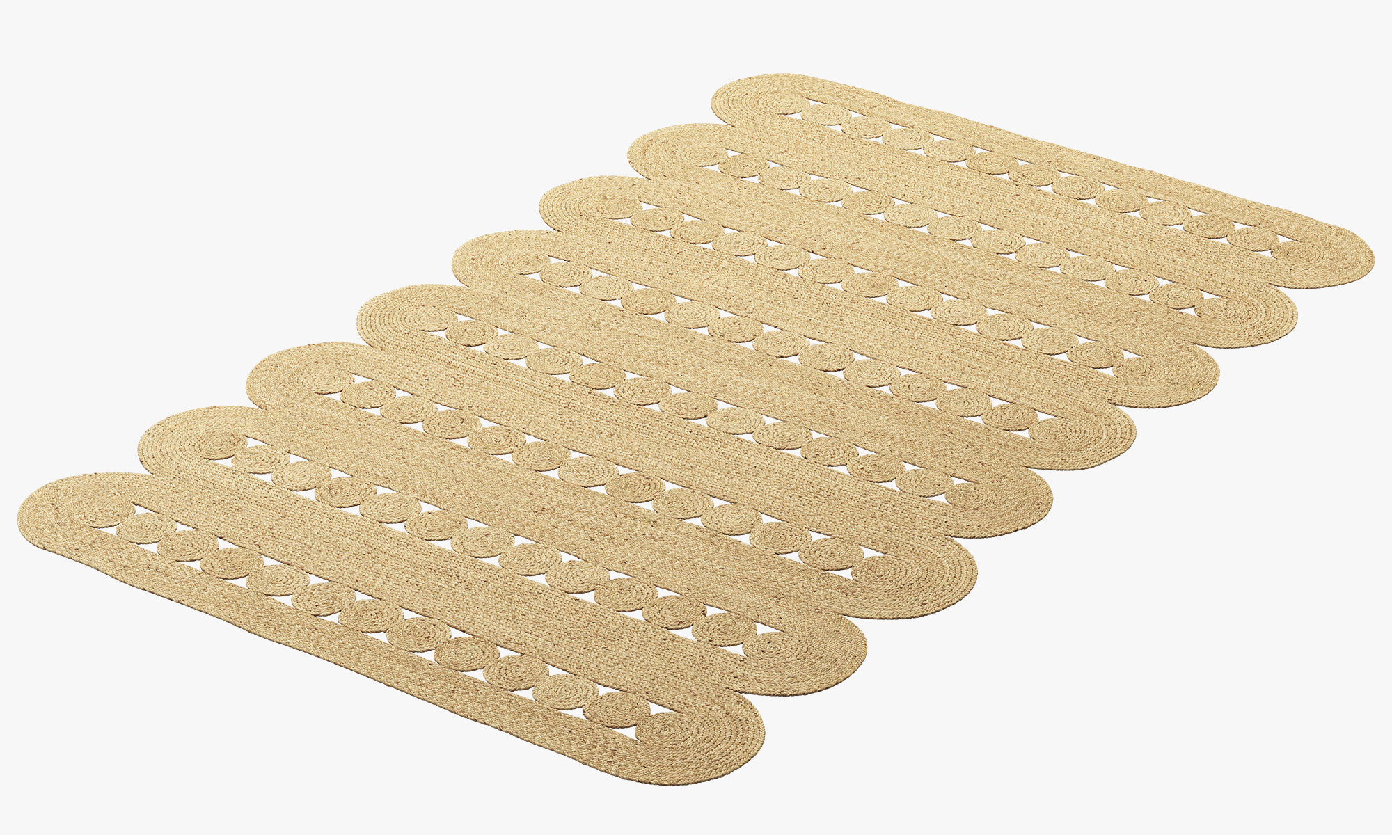 Safavieh Hajri Jute Rugs part 2  2 options 3D model_7