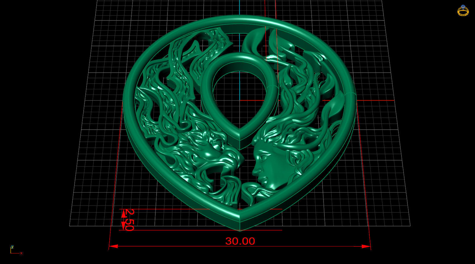 panther Necklace Instinto magerit 3D print model_13