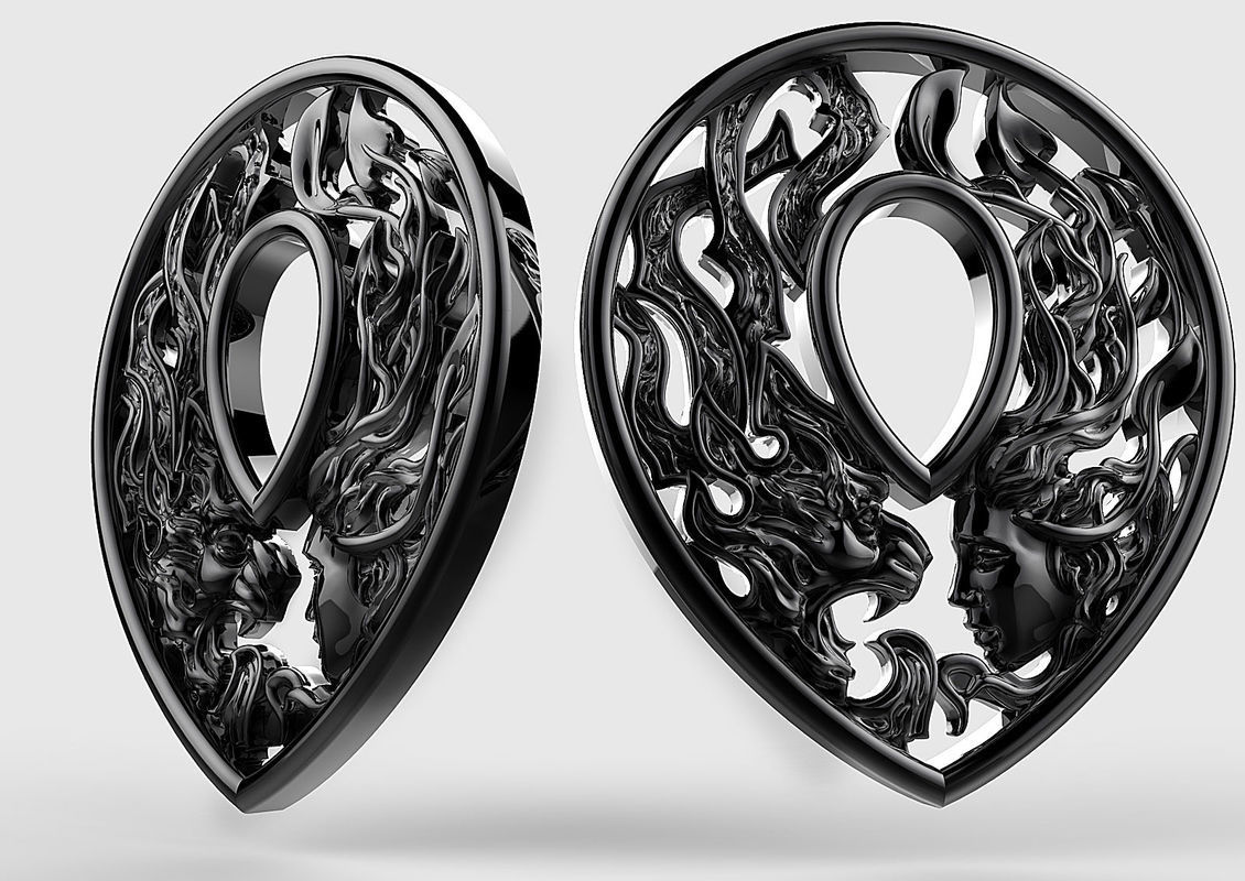 panther Necklace Instinto magerit 3D print model_14