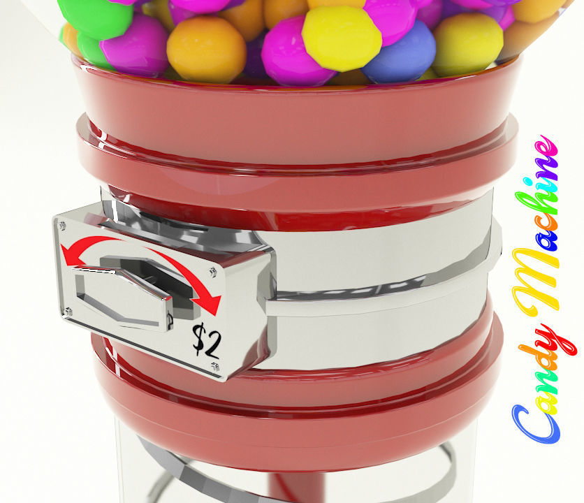 Candy Machine 3D model_2
