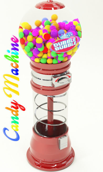 Candy Machine 3D model_1