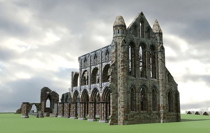 Whitby Abbey 3D model