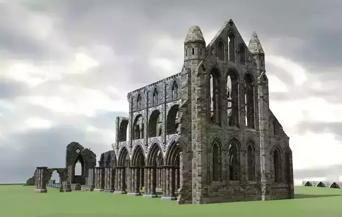 Whitby Abbey 3D model