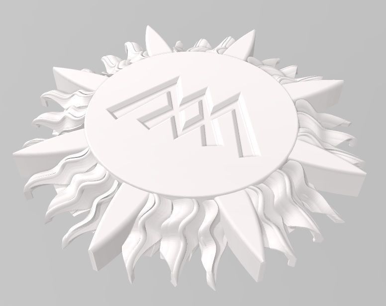 Ornament 1 cnc design wood 3D model_1