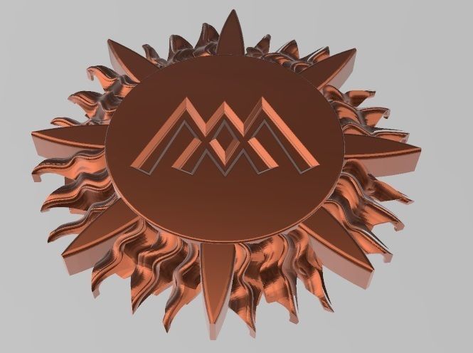Ornament 1 cnc design wood 3D model_2