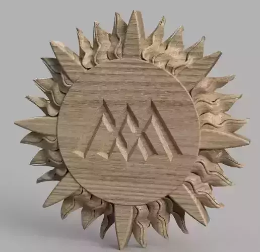Ornament 1 cnc design wood