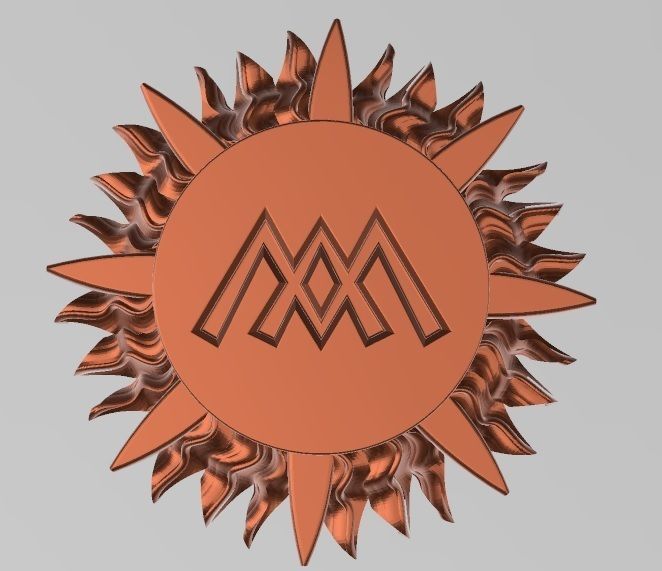 Ornament 1 cnc design wood 3D model_3