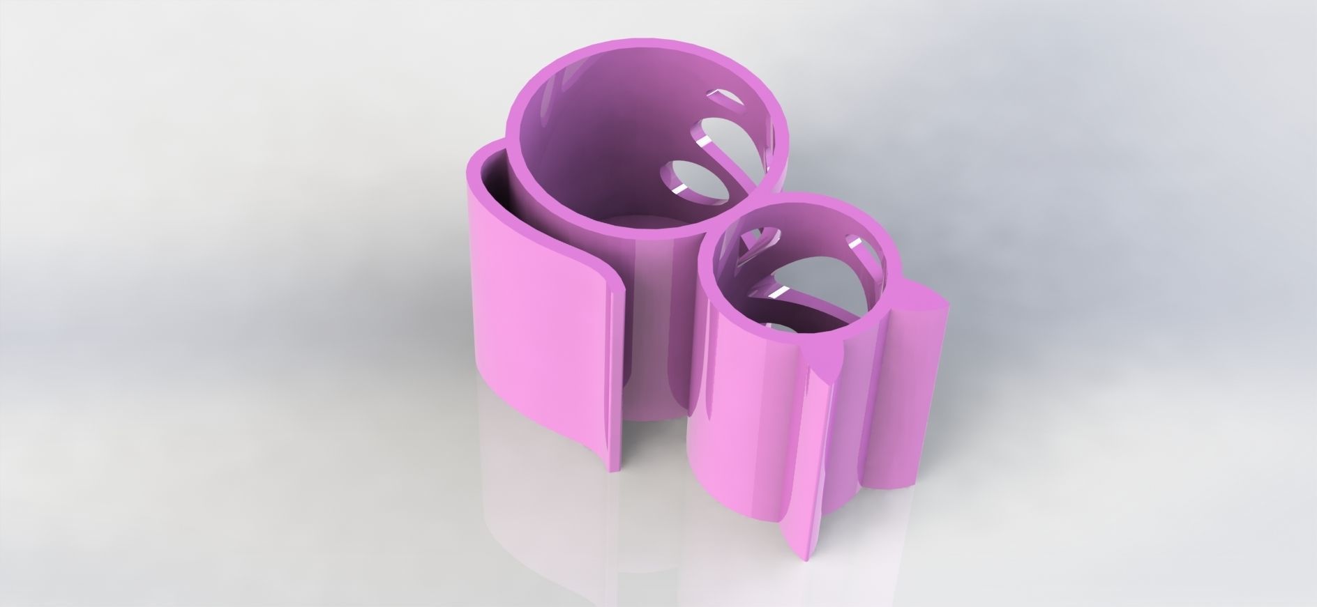 Cat Pen Holder Water 3D print model_2