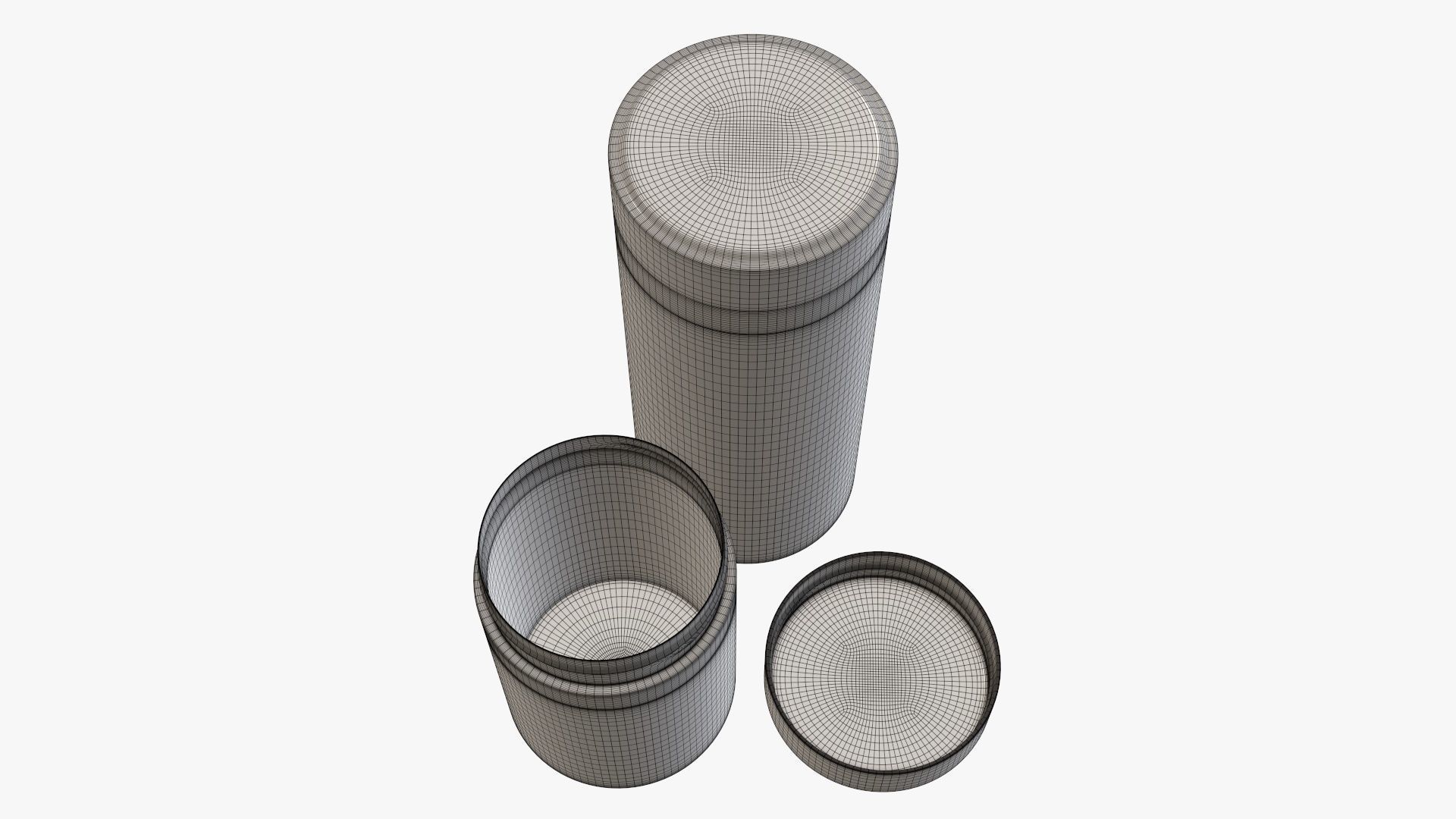 Thermos vacuum flask bottle 02 3D model_8