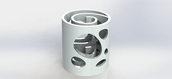 Labyrinth Pen Holder Water  3D print model